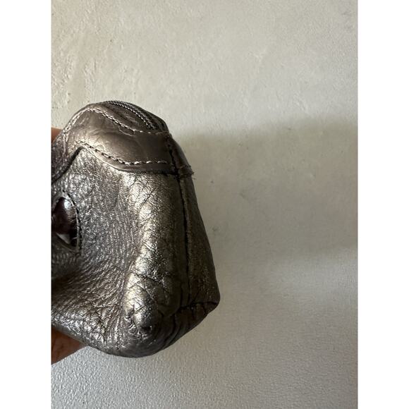 Brighton Heart Mini Coin Purse Pewter Leather - Picture 10 of 11